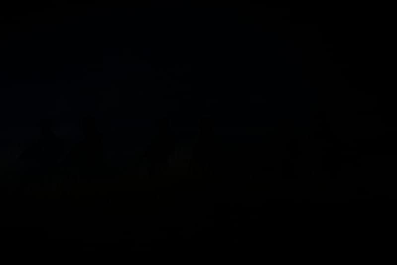 Complete darkness in dense forest showing how Special Forces operators are completely blind without night vision technology during tactical operations against unknown threats