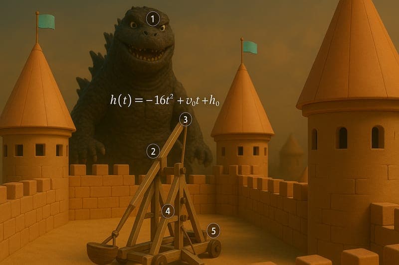 Blog: When Physics Meets Monster: Trebuchet vs Godzilla - Applied Physics