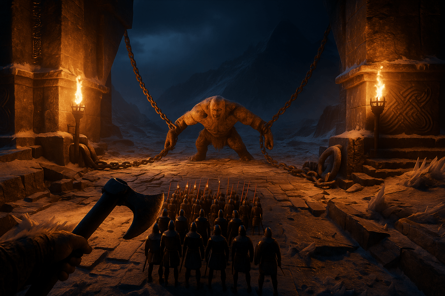 Mission: Binding Chain Tension - Applied Physics Challenge for Class 8-10 Students